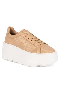 Badura Sneakersy CASI-01W1-004 Beżowy. Kolor: beżowy. Materiał: skóra #6