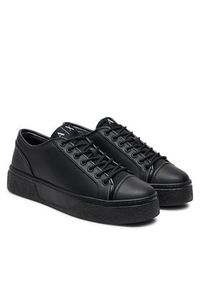 Armani Exchange Sneakersy XUX243 XV913 00002 Czarny. Kolor: czarny. Materiał: skóra