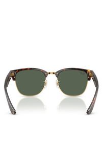 Ray-Ban Okulary przeciwsłoneczne Clubmaster Reverse 0RBR0504S 1359VR51 Brązowy. Kolor: brązowy #3