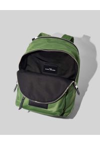 THE MARC JACOBS - Zielony plecak The Zipper Backpack. Kolor: zielony. Wzór: aplikacja #3