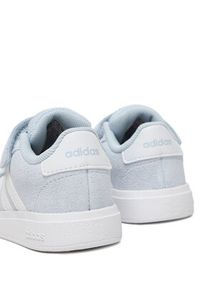 Adidas - adidas Sneakersy Grand Court 2.0 KI6487 Niebieski jasny. Kolor: niebieski. Materiał: skóra, zamsz #4