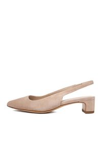 Gino Rossi - GINO ROSSI Czółenka EO-GL69-280-1 Beżowy. Kolor: beżowy. Materiał: zamsz, skóra #5