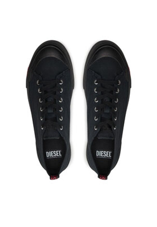 Diesel Trampki Y03332 P2994 T8013 Czarny. Kolor: czarny. Materiał: bawełna, materiał