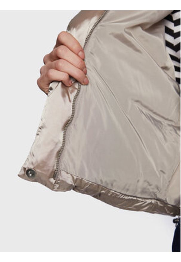 Calvin Klein Kurtka puchowa Shine K20K205007 Beżowy Regular Fit. Kolor: beżowy. Materiał: syntetyk