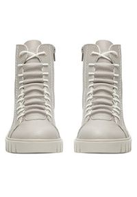 Rieker Trzewiki Y3420-61 Beżowy. Kolor: beżowy. Materiał: materiał #4