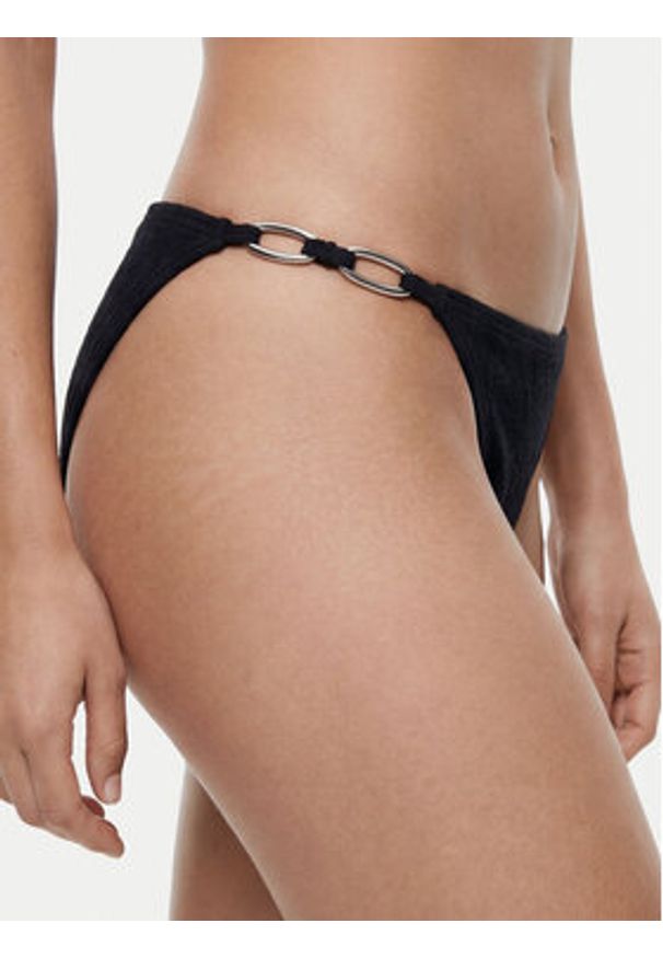 MICHAEL Michael Kors Dół od bikini MM06308 Czarny. Kolor: czarny. Materiał: syntetyk