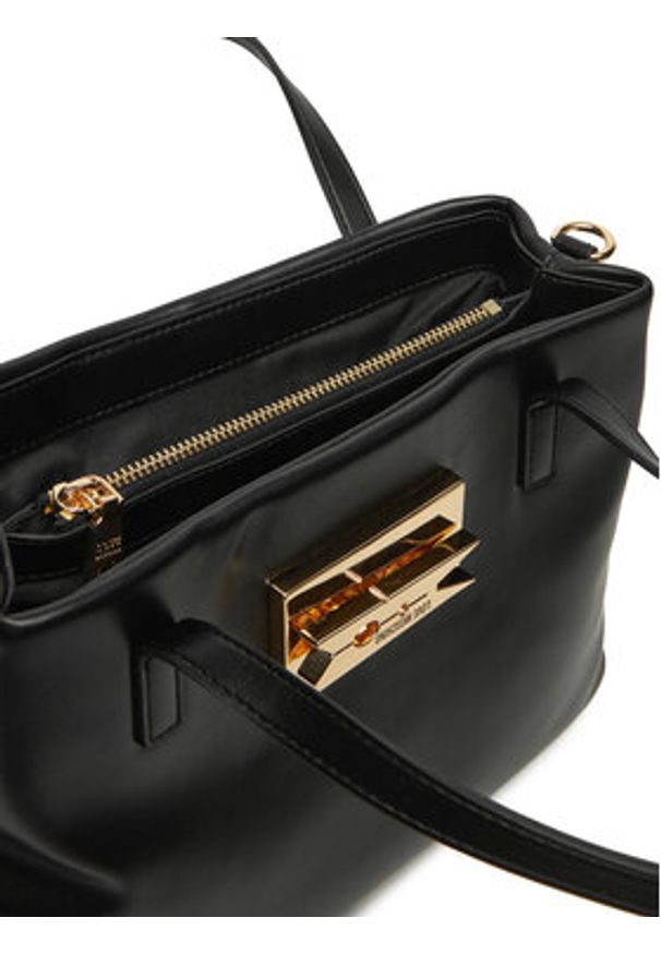Love Moschino - LOVE MOSCHINO Torebka JC4163PP1MLM0000 Czarny. Kolor: czarny. Materiał: skórzane