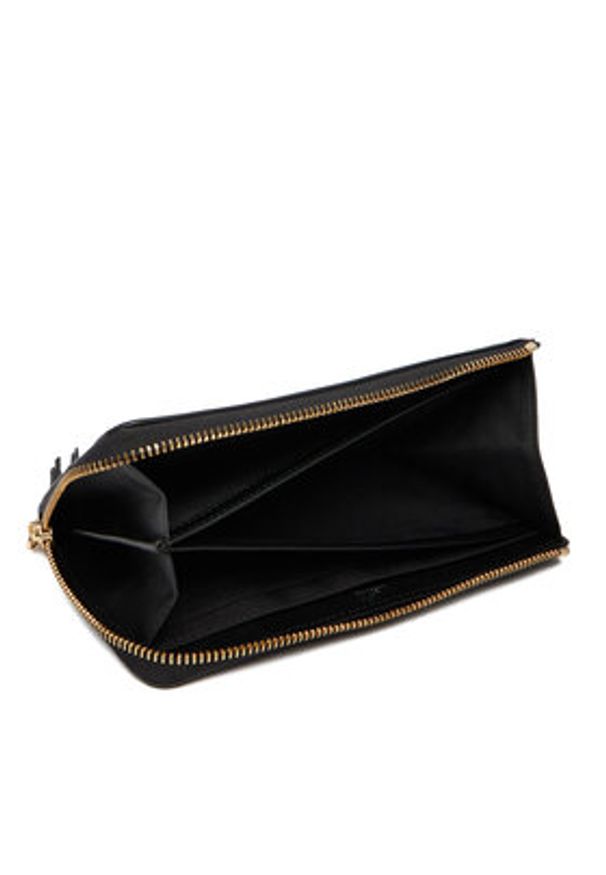 Love Moschino - LOVE MOSCHINO Portfel JC5690PP1OKD0000 Czarny. Kolor: czarny. Materiał: skóra