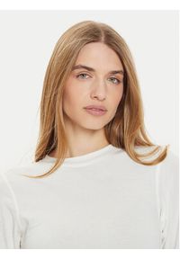 TOMMY HILFIGER - Tommy Hilfiger Bluzka UW0UW05636 Écru Regular Fit. Materiał: bawełna #4