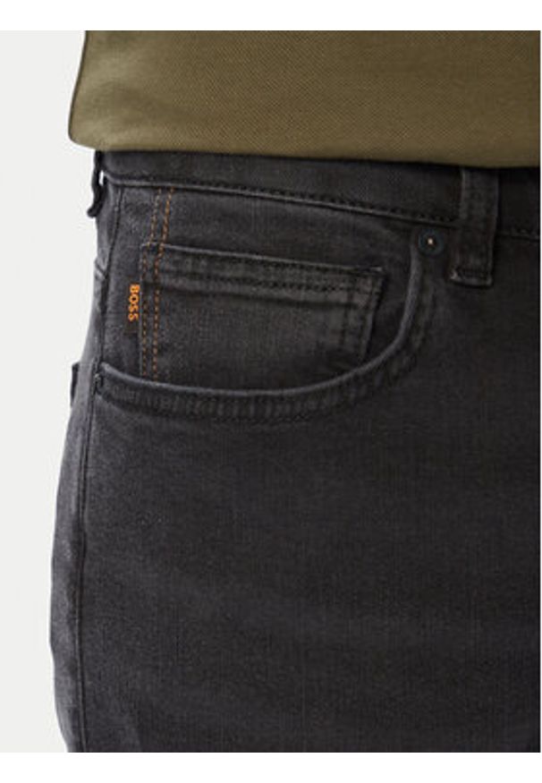 BOSS Jeansy Delaware BC-L-P 50471010 Czarny Slim Fit. Kolor: czarny