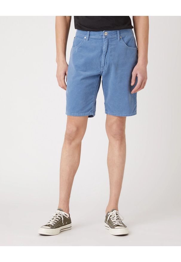 Wrangler - SPODENKI MĘSKIE WRANGLER CORDUROY SHORTS COPEN BLUE W14TZNX31