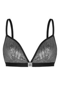 Hugo - HUGO Biustonosz braletka Plisse 50549909 Srebrny. Kolor: srebrny. Materiał: syntetyk #4