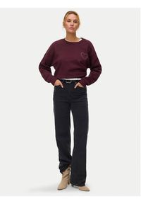 Vero Moda Bluza Lotte 10333544 Fioletowy Regular Fit. Kolor: fioletowy. Materiał: bawełna #3