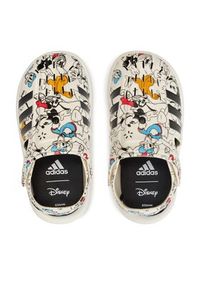 Adidas - adidas Sandały Disney Water Sandals Kids IF0927 Biały. Kolor: biały. Materiał: skóra. Wzór: motyw z bajki