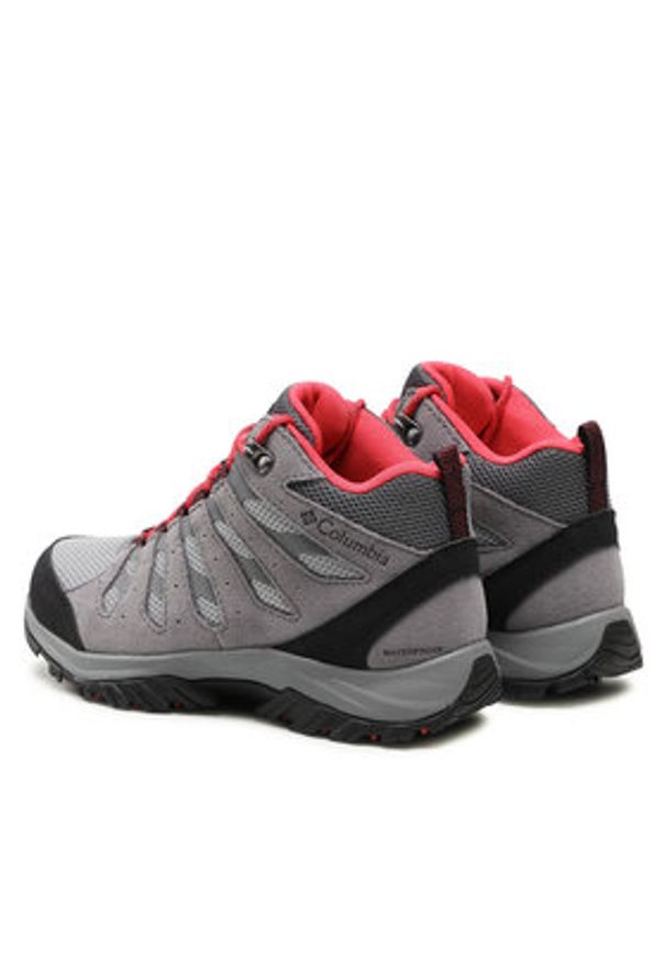 columbia - Columbia Trekkingi Redmond III Mid Waterproof BL0168 Szary. Kolor: szary. Materiał: zamsz, skóra
