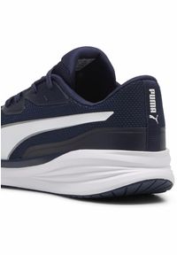 Puma - Buty do biegania Night Runner V3 PUMA Navy White Blue. Kolor: biały, niebieski, wielokolorowy. Sport: fitness