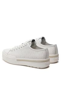 Calvin Klein Sneakersy Low Top Lace Up Jaq Mono HM0HM01420 Biały. Kolor: biały #6