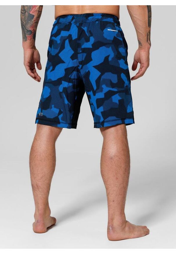 PITBULL - Spodenki męskie Pitbull sportowe Performance Pro plus Dillard. Kolor: niebieski. Długość: krótkie. Sezon: lato