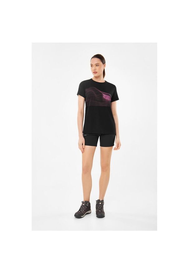 Viking - T-shirt damski VIKING Morain. Kolor: czarny