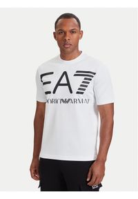 EA7 Emporio Armani T-Shirt 7M002200 AF27188 U0002 Biały Regular Fit. Kolor: biały. Materiał: bawełna #1