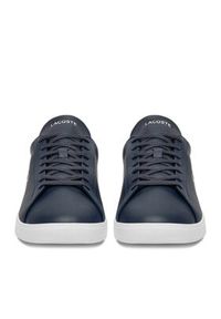 Lacoste Sneakersy C-COURT BASE 48SMA0112_092 Granatowy. Kolor: niebieski. Materiał: skóra #2
