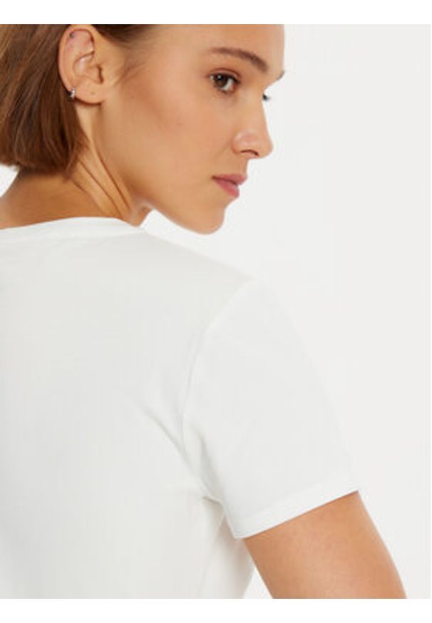 Liu Jo Sport T-Shirt TF4312 JS088 Biały Regular Fit. Kolor: biały. Materiał: bawełna. Styl: sportowy