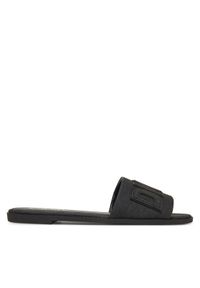 DKNY Klapki Willow K1500528 Czarny. Kolor: czarny. Materiał: materiał