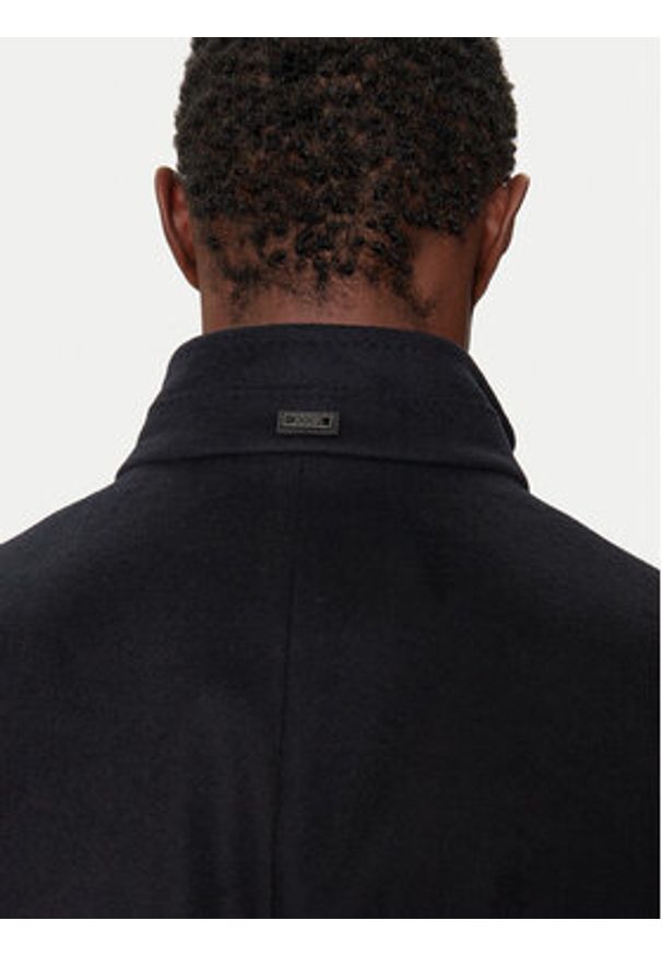 JOOP! Płaszcz wełniany 17 JC-21Maron 30044311 Granatowy Regular Fit. Kolor: niebieski. Materiał: wełna