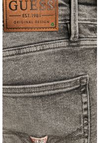 Guess Jeans - Jeansy Angels. Kolor: szary. Materiał: bawełna, jeans, denim, materiał, elastan, poliester #4