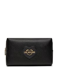 Love Moschino - LOVE MOSCHINO Kosmetyczka JC5306PP0IKL0000 Czarny. Kolor: czarny. Materiał: skóra