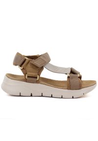 Sandały damskie na platformie sportowe camel Artiker 58C1231. Materiał: tkanina. Obcas: na platformie. Styl: sportowy #1