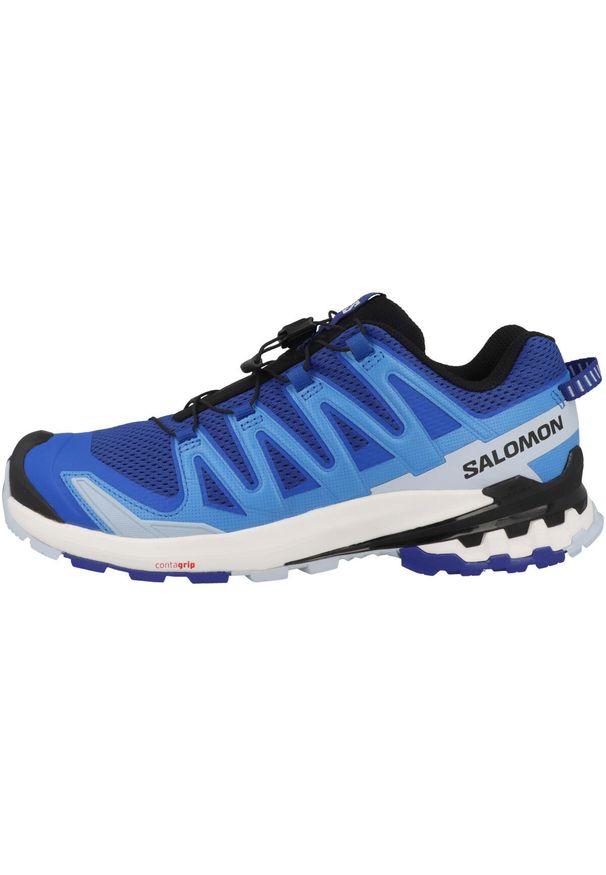 salomon - Buty do biegania męskie Salomon Xa Pro 3d V9. Zapięcie: sznurówki. Kolor: niebieski. Materiał: guma, materiał, tkanina, syntetyk. Szerokość cholewki: normalna