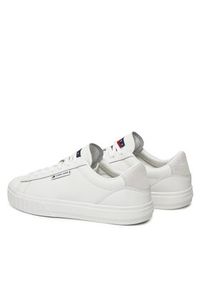 Tommy Jeans Sneakersy Tjw Cupsole Sneaker Ess EN0EN02508 Biały. Kolor: biały. Materiał: skóra