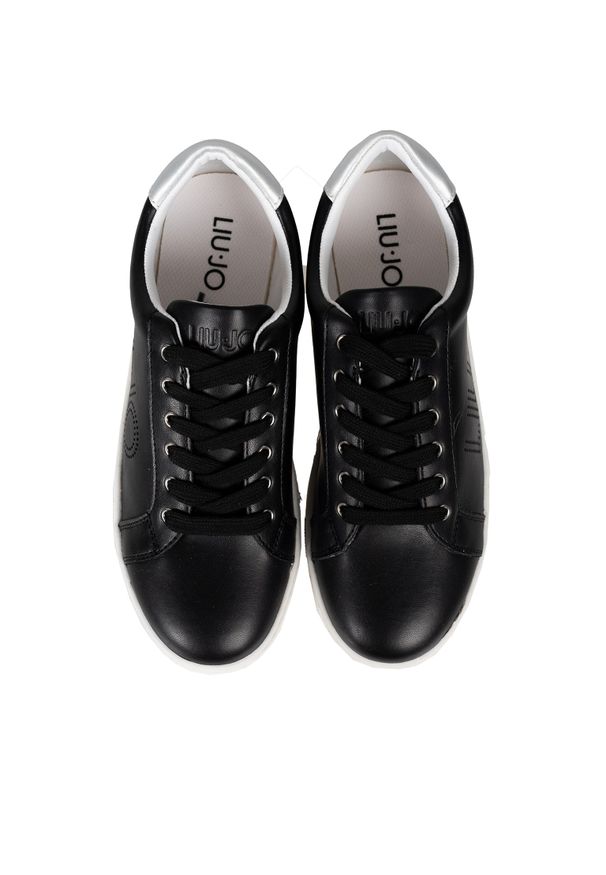 Liu Jo Sneakersy "Alicia 508" | 4A3705EX014 | Kobieta | Czarny. Okazja: na co dzień. Nosek buta: okrągły. Kolor: czarny. Materiał: skóra ekologiczna. Sezon: lato