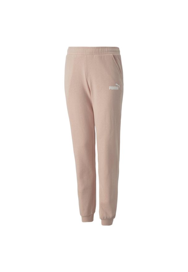 Spodnie dla dzieci Puma Alpha Sweatpants FL cL G. Kolor: różowy. Materiał: bawełna. Sport: joga i pilates