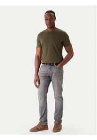 Tommy Jeans T-Shirt Jaspe DM0DM20363 Zielony Slim Fit. Kolor: zielony. Materiał: syntetyk, bawełna #5