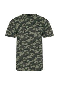 AWDIS - Koszulka Unisex Camo Dla Dorosłych. Kolor: zielony