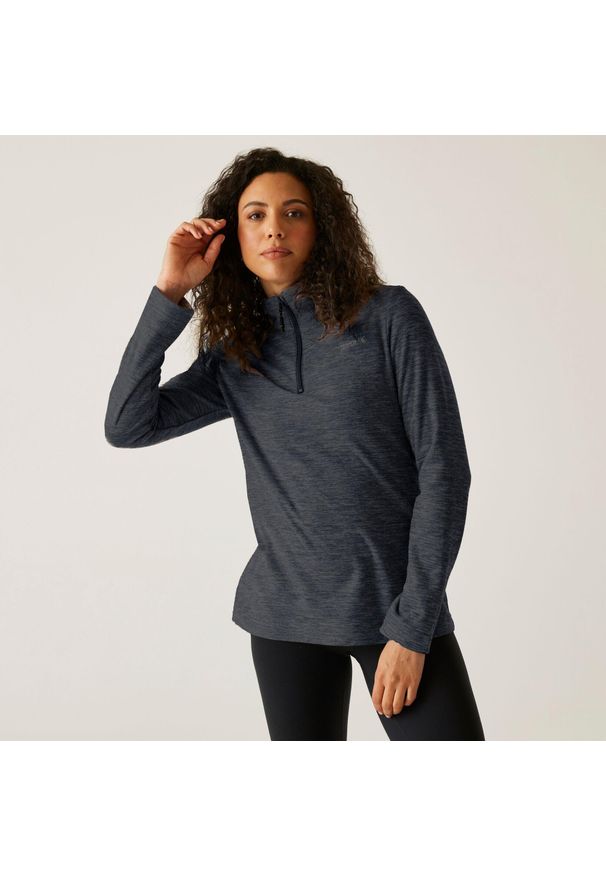 Regatta - Damski polar Sweethart Marl z zamkiem błyskawicznym do połowy. Kolor: szary, brązowy, wielokolorowy. Materiał: polar. Sport: turystyka piesza