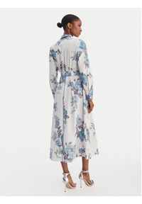Marella Sukienka koszulowa Formica 2613221161 Błękitny Regular Fit. Kolor: niebieski. Materiał: bawełna. Typ sukienki: koszulowe #5