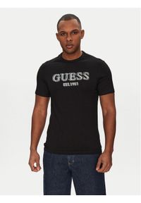 Guess T-Shirt M5GI07 I3Z14 Czarny Classic Fit. Kolor: czarny. Materiał: bawełna