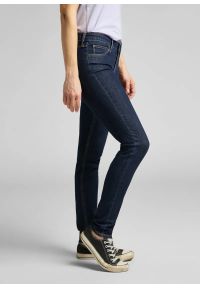 Lee - LEE DAMSKIE SPODNIE JEANSOWE LEE SCARLETT SOLID BLUE 112145236 #4