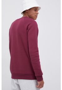 adidas Originals Bluza H34640 męska kolor fioletowy gładka. Okazja: na co dzień. Kolor: fioletowy. Materiał: poliester, materiał, dzianina. Długość rękawa: raglanowy rękaw. Wzór: gładki. Styl: casual #5