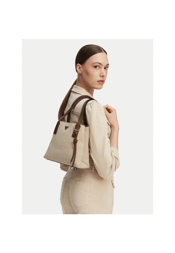 Torebka Guess. Kolor: kremowy