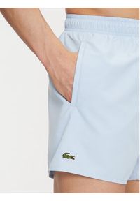 Lacoste Szorty kąpielowe MH6270 Błękitny Regular Fit. Kolor: niebieski. Materiał: syntetyk #4