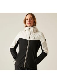 DARE 2B - Damska wodoodporna kurtka narciarska Iced. Kolor: czarny. Materiał: materiał. Sezon: zima. Sport: narciarstwo #1