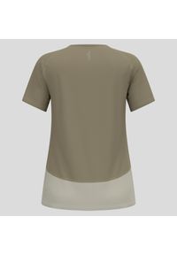 Koszulka do biegania damska Odlo X-Alp Trail T-Shirt Crew Neck S/S. Kolor: beżowy