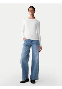 GAP - Gap Bluzka 540609-04 Biały Slim Fit. Kolor: biały. Materiał: bawełna #4