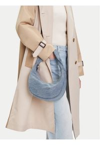 Calvin Klein Torebka Denim Soft Crescent Sm LV04F3207G Niebieski. Kolor: niebieski #1