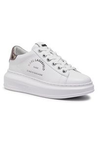 Karl Lagerfeld - KARL LAGERFELD Sneakersy KL62538 Biały. Kolor: biały. Materiał: skóra #8