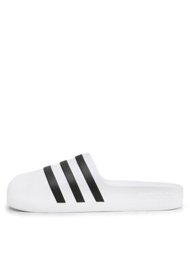 Adidas - adidas Klapki adifom adilette HQ7219 Biały. Kolor: biały. Materiał: syntetyk